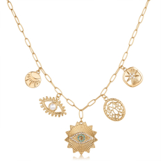 Druzy Heart Necklace