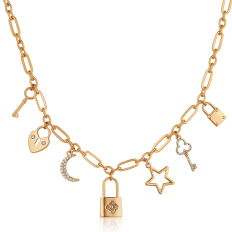 Charm Necklace - Lock