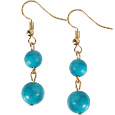 Coco Dangles - Turquoise Double Dangle