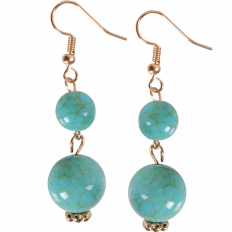 Coco Dangles - Turquoise Large Double Dangle