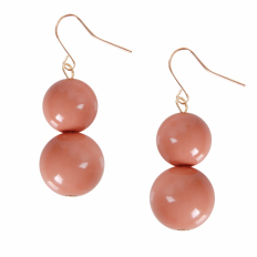 Coco Dangles - Rose Large Double Drop