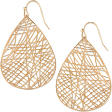 Geometric Filigree Dangle Earrings