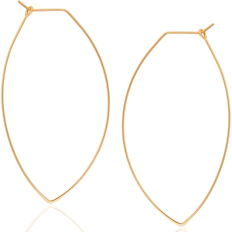 Marquise Threader Hoops