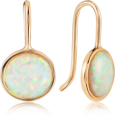 Opal Dangle Earrings