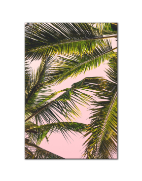 Pink Palms - Horizontal or Vertical Wall Art