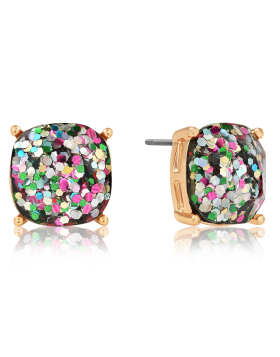 Faceted Square Studs