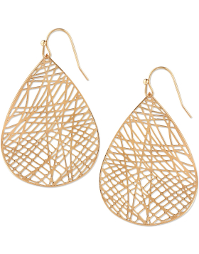 Geometric Filigree Dangle Earrings
