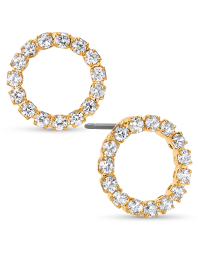 Pave Circle Studs