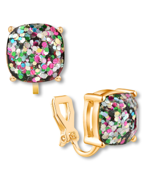 Faceted Square Studs