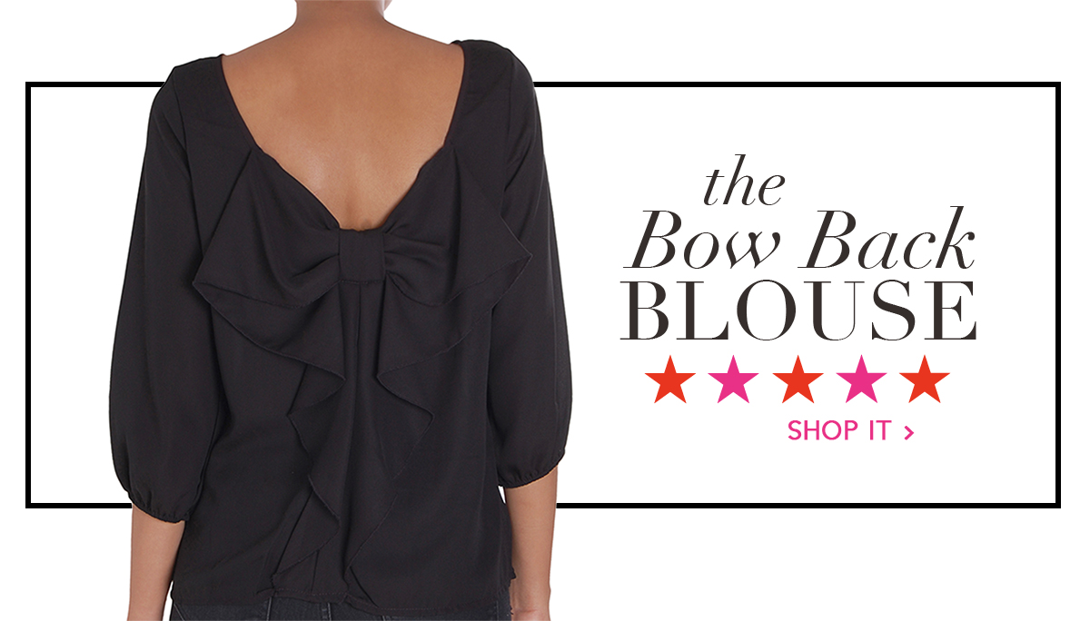 The Bow Back Blouse